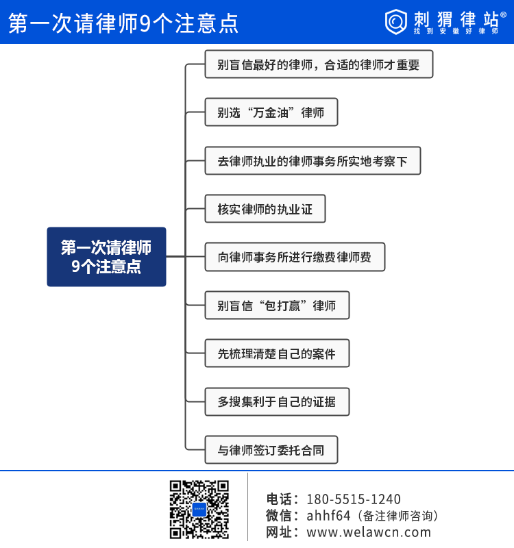 第一次请律师流程是什么？9个注意点必知道