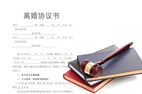 合肥市蜀山区民政局离婚协议书